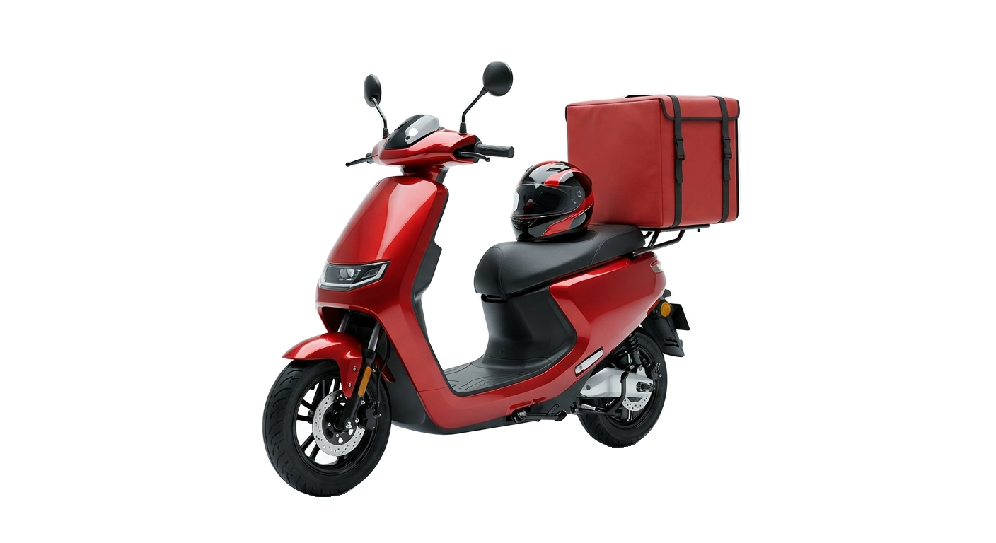Scooter de entrega da Foomy